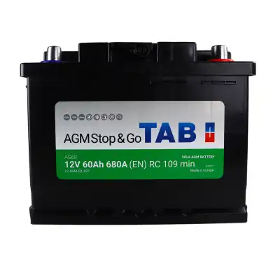 AGM START- STOP 12V 60Ah / 680A_2