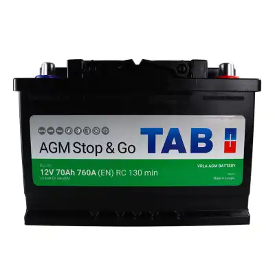 AGM START- STOP 12V 70Ah / 760A _2